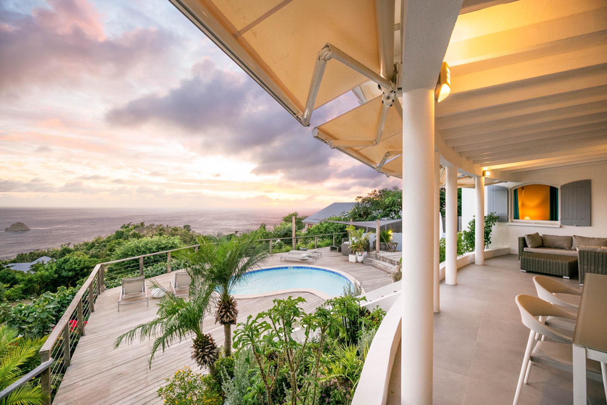 Coucher de soleil à St Barth